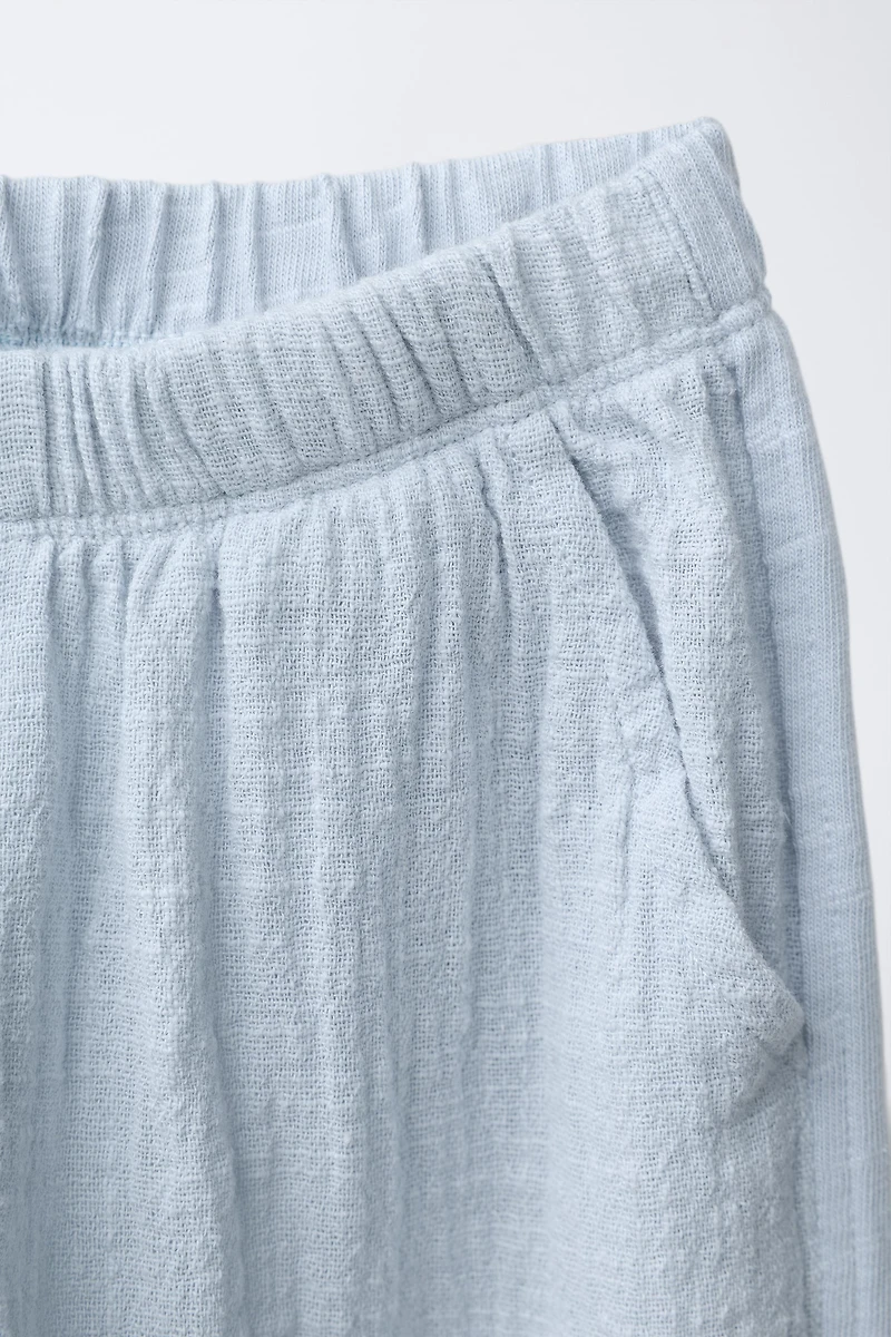 PANTALON TEXTURÉ BIMATIÈRE
