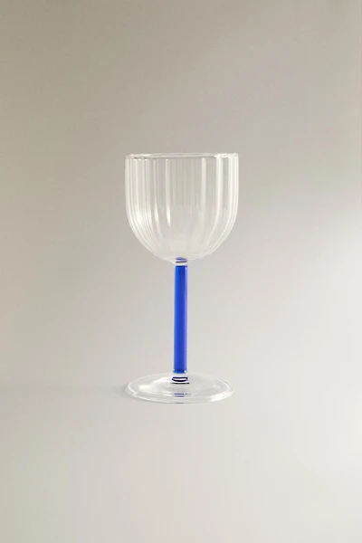 BOROSILICATE GLASS WITH COLORED STEM