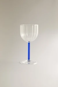 BOROSILICATE GLASS WITH COLORED STEM