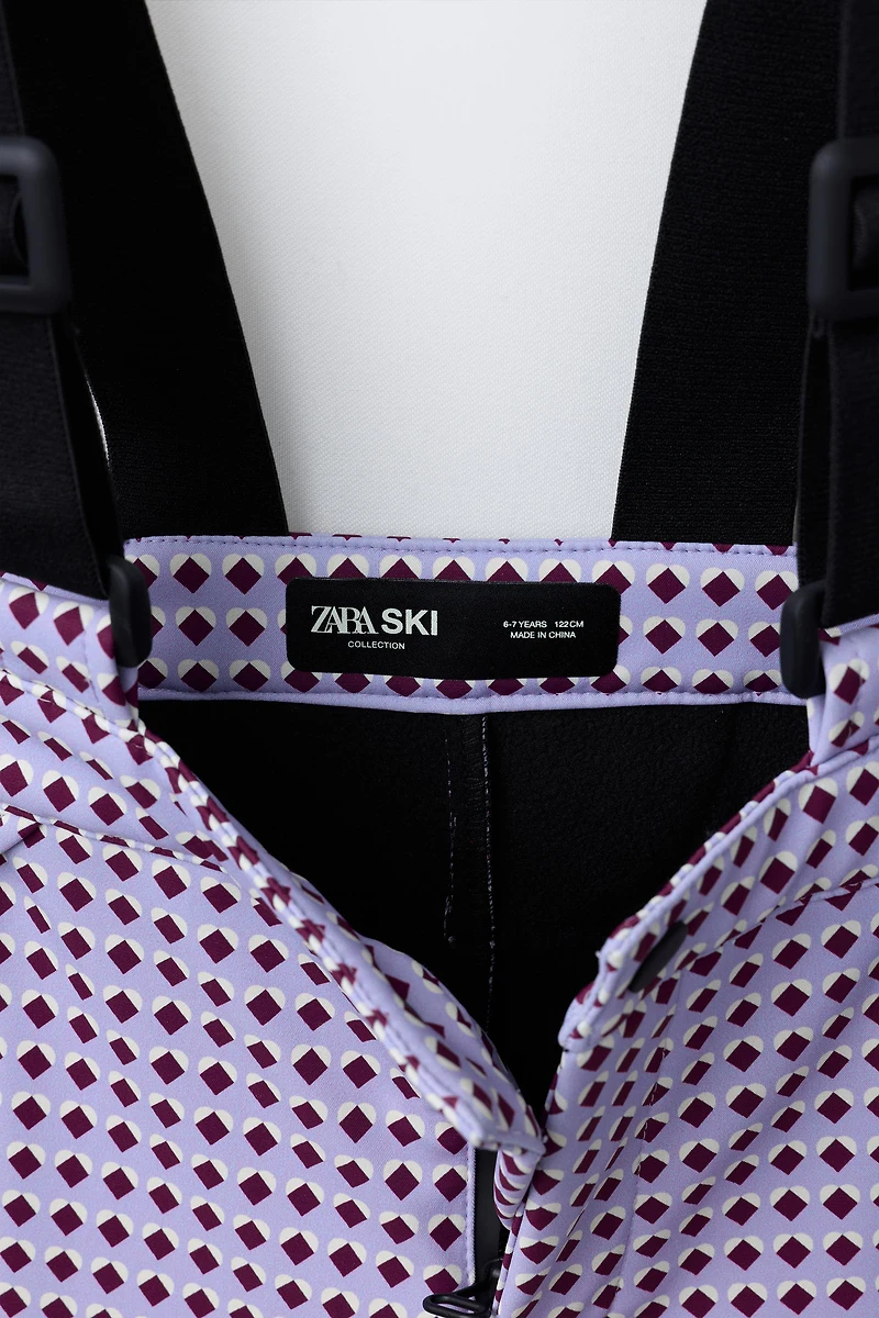 WATER RESISTANT AND WINDPROOF BIB PANTS RECCO® SYSTEM SKI COLLECTION