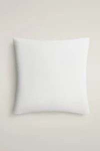 FLORAL EMBROIDERED THROW PILLOW COVER