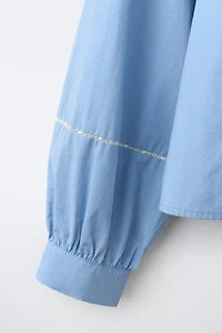 CHEMISE ROMANTIQUE BRODÉE