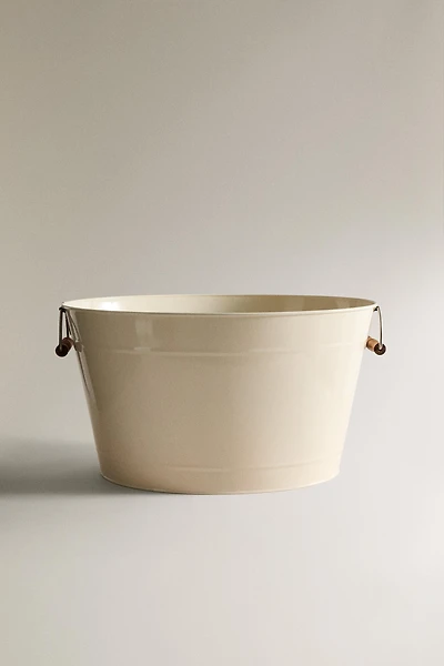 LACQUERED METAL TUB
