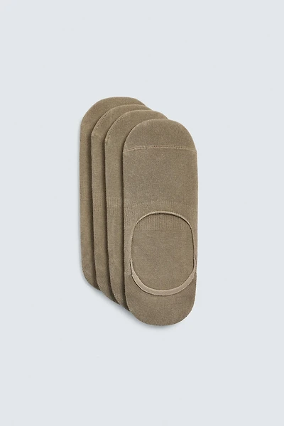 PACK OF 4 INVISIBLE SOCKS