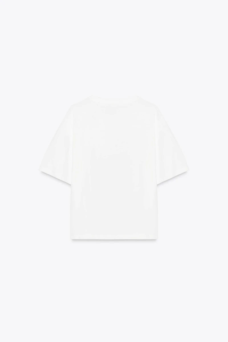 VOLUMINOUS FLOWER T-SHIRT
