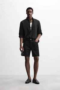 REGULAR FIT DENIM SHORTS