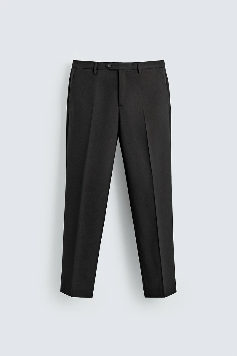 100% WOOL SUIT PANTS