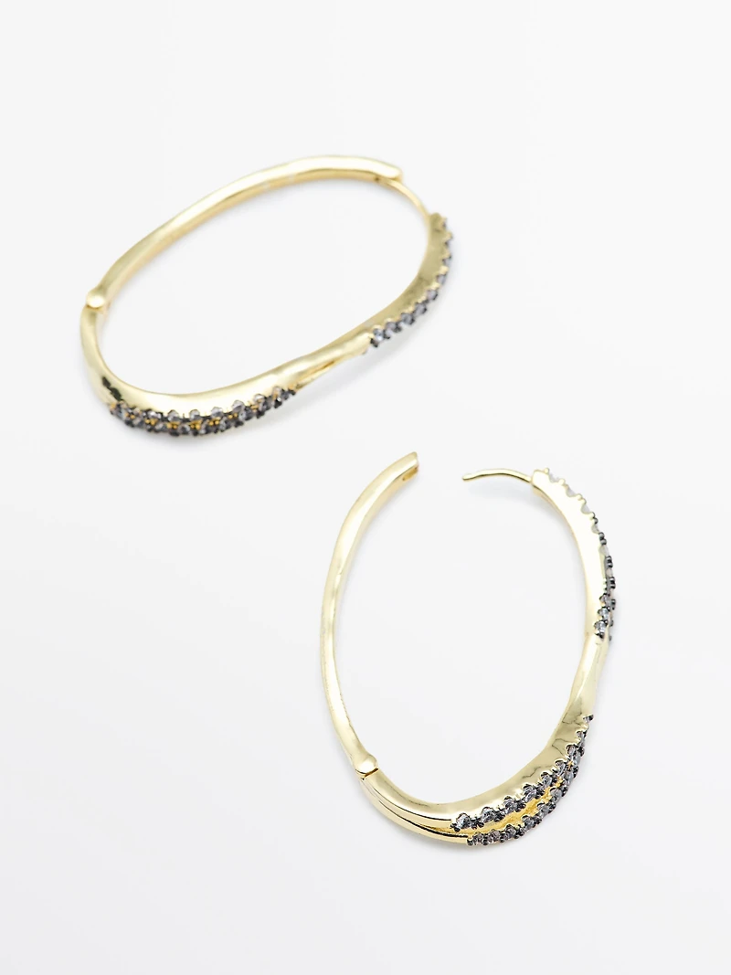 Boucles d’oreilles brillants