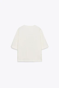 ZW COLLECTION LINEN SHORT SLEEVE TOP