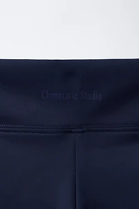 SPORTY CYCLING LEGGINGS WITH SIDE STRIPES