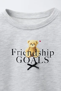 T-SHIRT ANIMAUX NŒUD