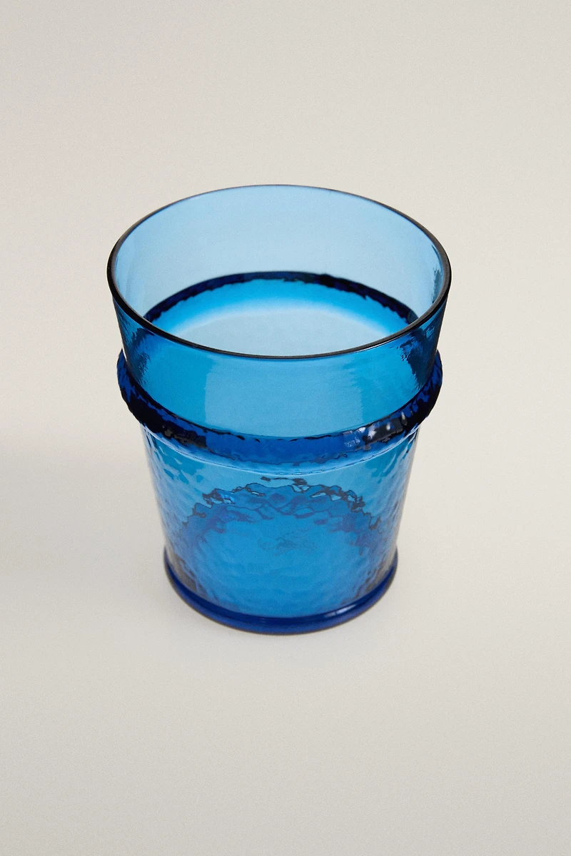 BLUE ACRYLIC TUMBLER