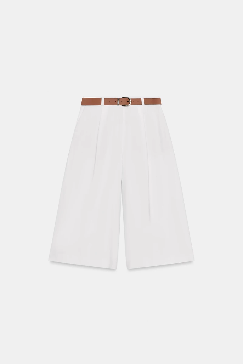 BERMUDA LONG AVEC CEINTURE