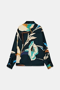 FLOWY PRINTED SHIRT