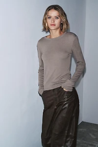 T-SHIRT À MANCHES LONGUES