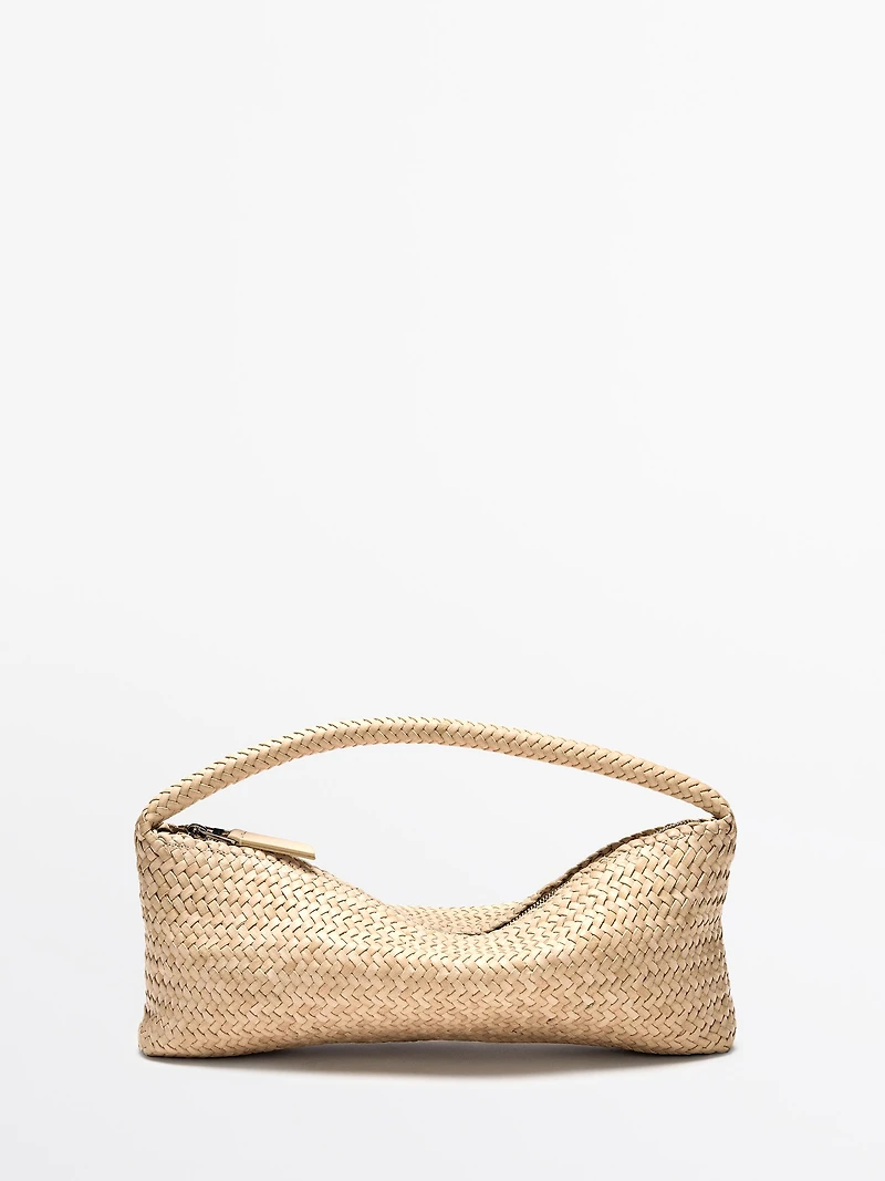 Sac tressé cuir nappa
