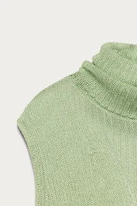 MARISA BERENSON X ZARA METALLIC THREAD KNIT TOP