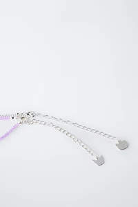 HELLO KITTY AND KUROMI © SANRIO BEADED NECKLACE TWO-PACK