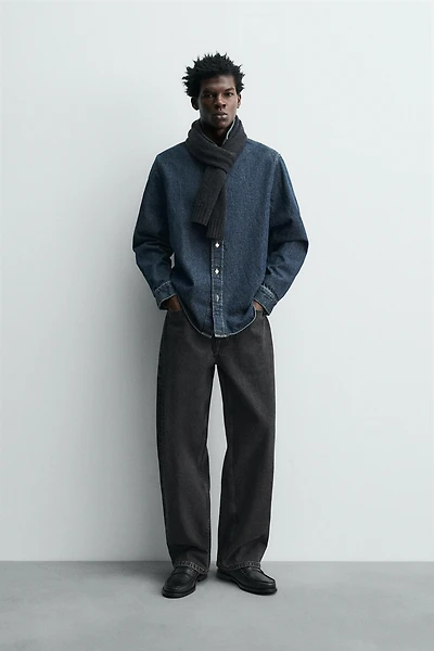 RELAXED FIT DENIM SHIRT