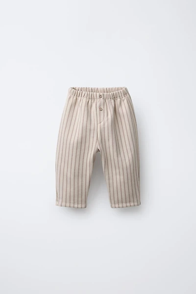 STRIPED BAGGY PANTS