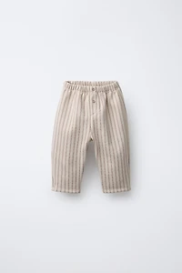 STRIPED BAGGY PANTS