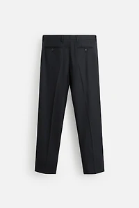 HERRINGBONE SUIT PANTS