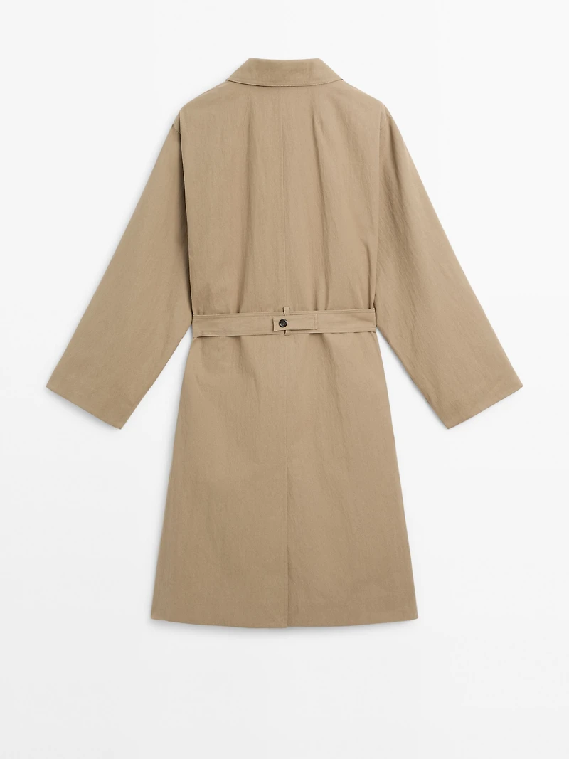 Trench en coton mélangé