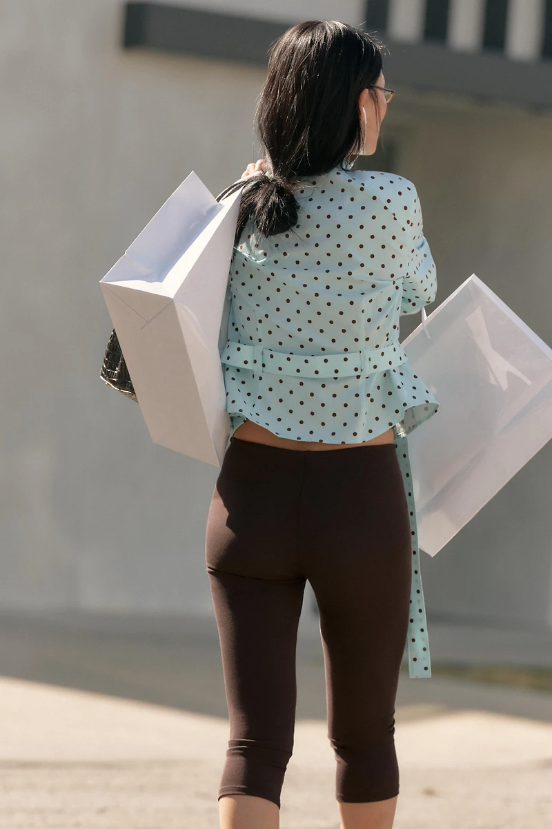 PANTALON CAPRI SANS COUTURE
