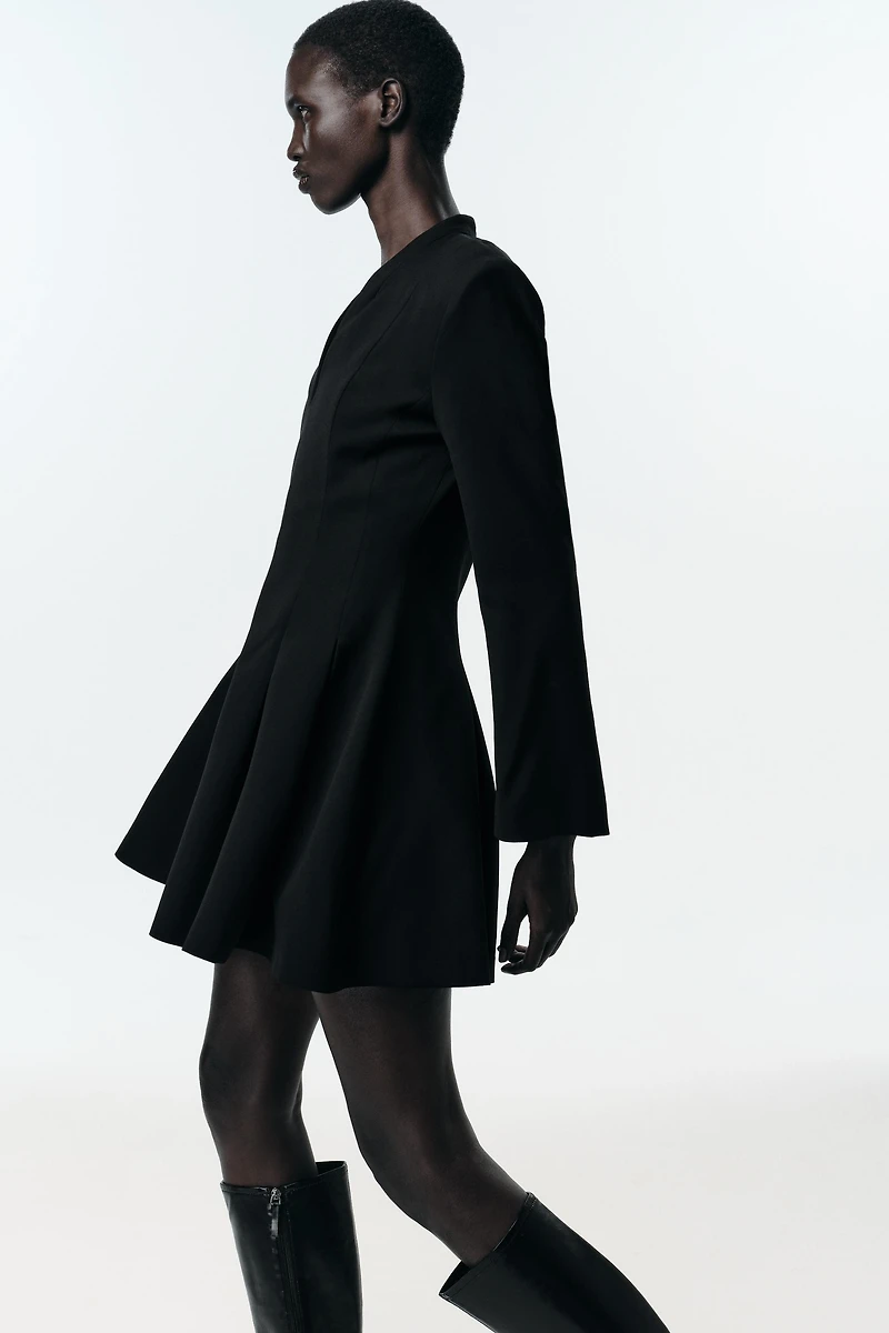 MINI DRESS WITH SHOULDER PADS