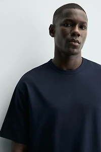 CONTRAST FLOWY PAJAMA SET