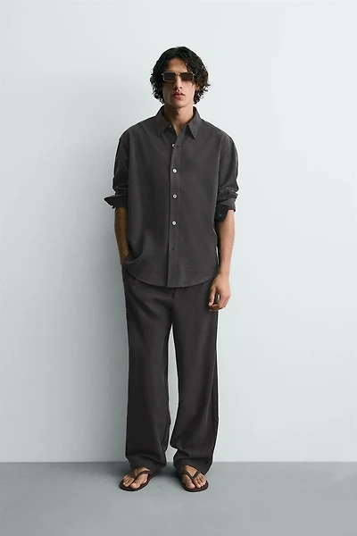 RELAXED FIT FLOWY SHIRT