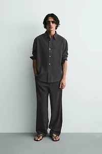 RELAXED FIT FLOWY SHIRT