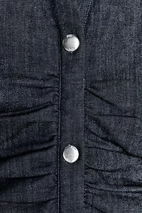 Z1975 DENIM MIDI DRESS