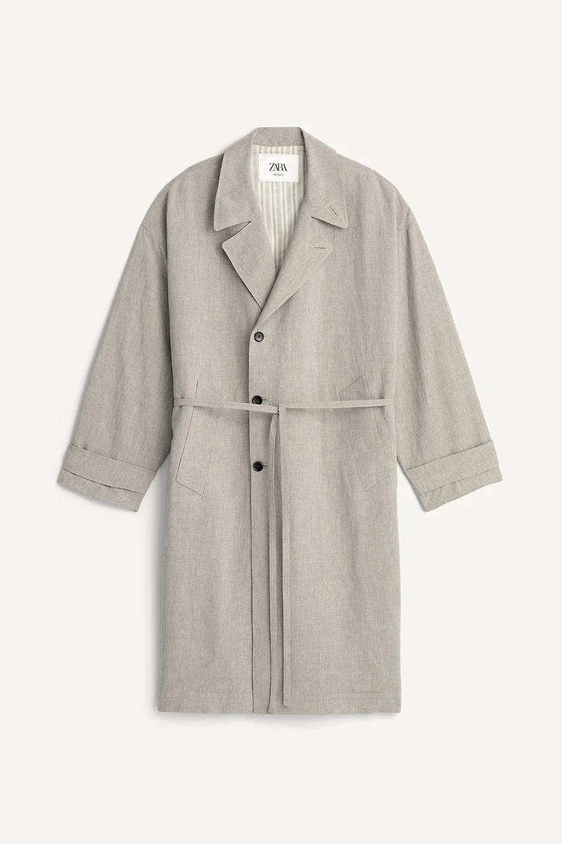 PARKA RELAXED FIT VISCOSE - LIN