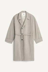 PARKA RELAXED FIT VISCOSE - LIN
