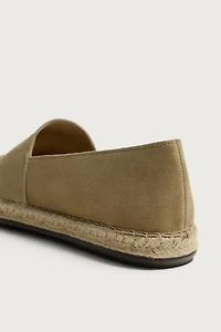 LEATHER ESPADRILLES