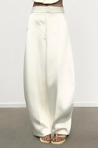 SATIN EFFECT BALLOON PANTS