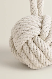 KNOTTED DOORSTOP