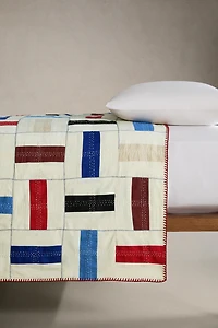COUVRE-LIT COTON LIN PATCHWORK X COLLAGERIE