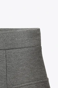 PIQUÉ PANTS WITH POCKETS