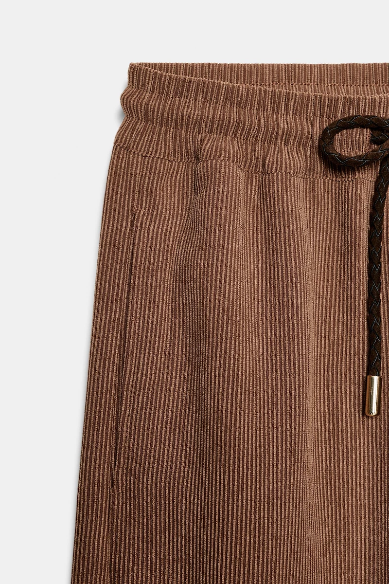 PANTALON DROIT TAILLE ÉLASTIQUE