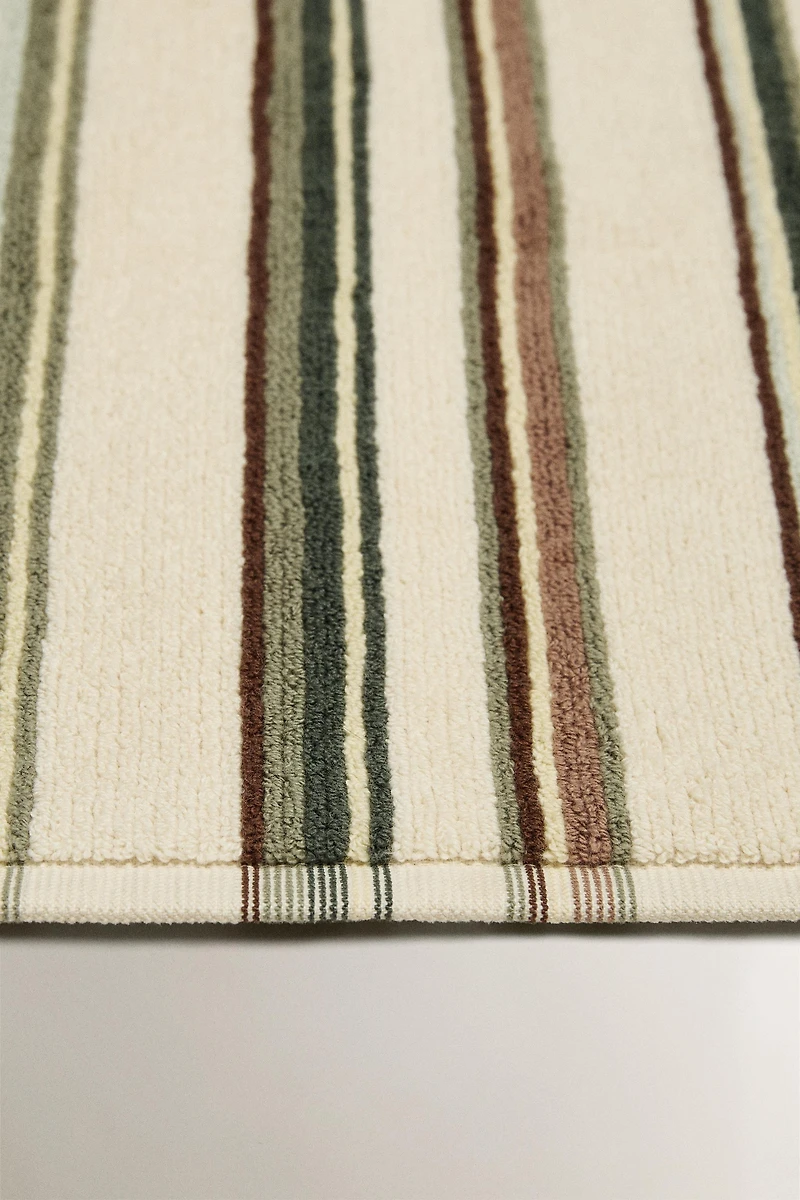 IRREGULAR STRIPED BATH MAT