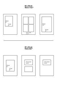 SILVER PICTURE FRAME WITH INTERCHANGEABLE MAT