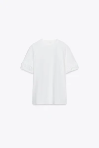 T-SHIRT FLEURS VOLUME