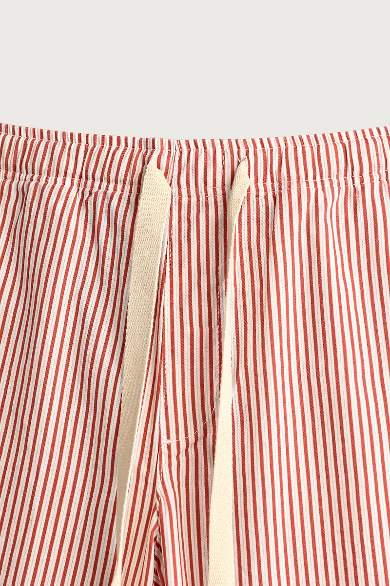 PANTALON BAGGY À RAYURES