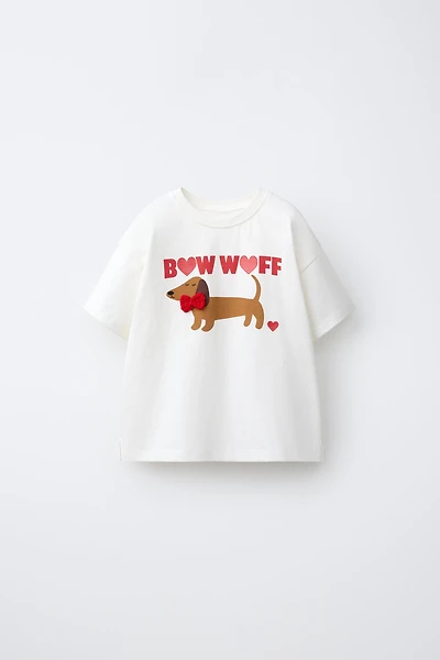 PUPPY PRINT T-SHIRT