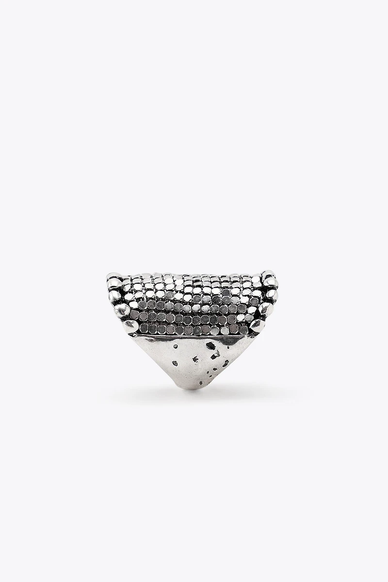 METAL MESH MAXI RING