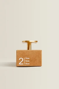 SET OF BRASS KNOBS (SET OF 2)