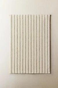 CONTRAST STRIPED BATH MAT