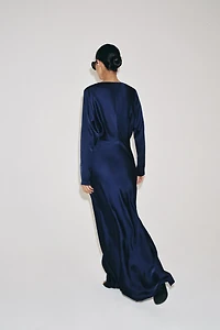 ZW COLLECTION SATIN EFFECT MAXI DRESS
